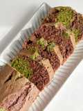 Matcha Chocolate Marble Pound Cake