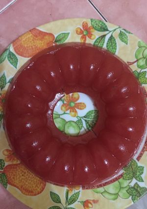 Foto resep Red Puding Caramel