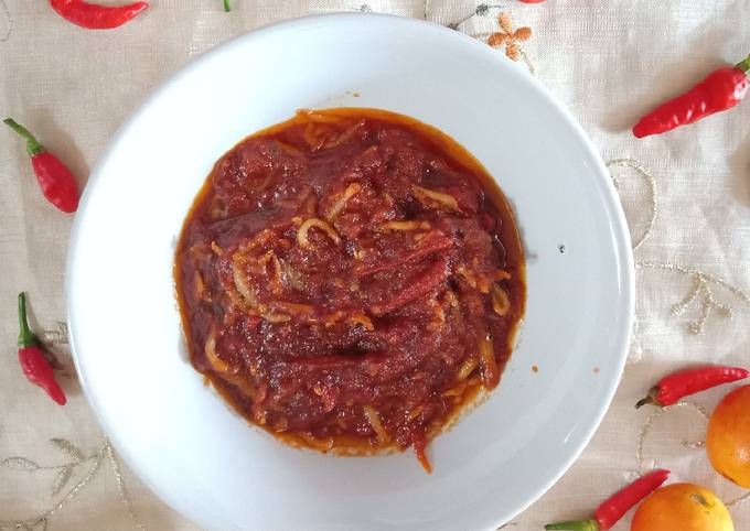 Sambal Teri Terasi Tomat🍅