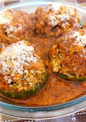 Una foto de Zapallitos rellenos