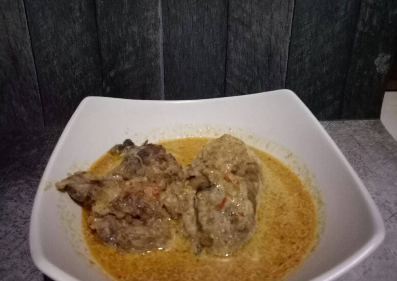 Gulai otak sapi