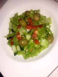 A picture of Arabian salad.