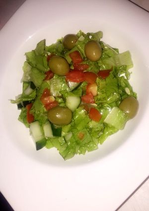 A picture of Arabian salad.