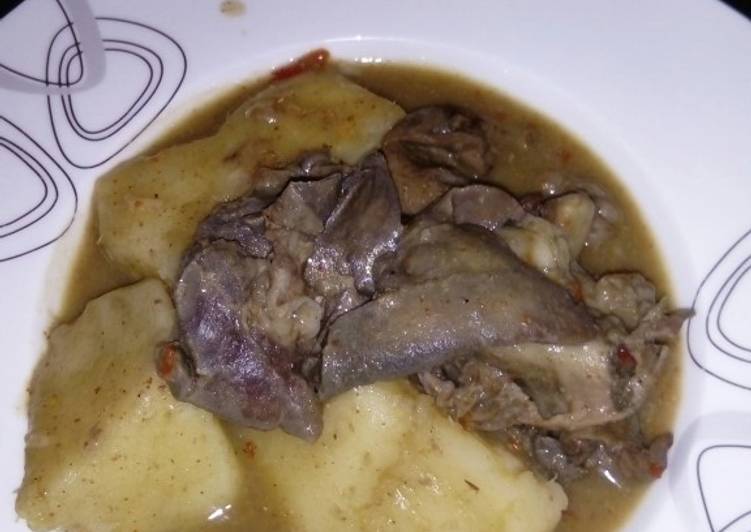 Yam, Goatmeat peppersoup