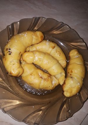 Nutellás banános kifli recept fotója