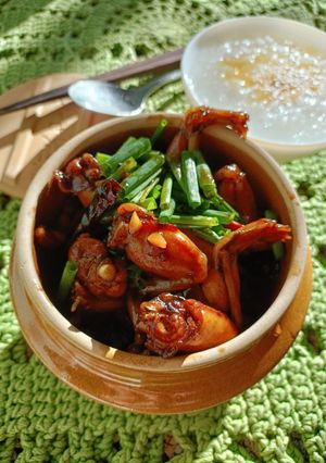 Hình của món Cháo ếch.