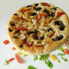 A picture of Focaccia bread.