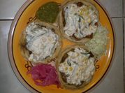 A picture of savory peppers