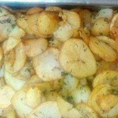 A picture of Lyonnaise potatoes.