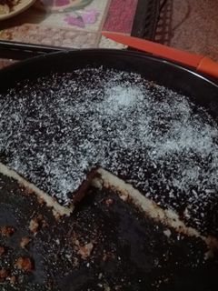 صورة لوصفة بسبوسه بالشوكولاته