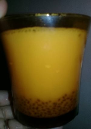 صورة لوصفة مشروب حب الرشاد بالحليب 🍒ممنوع للحامل