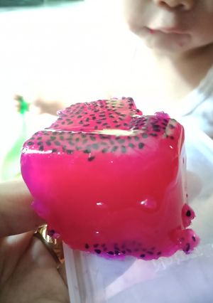 Foto resep Mpasi Agar Buah Naga (11m+)