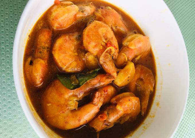 Udang saus padang