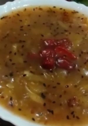 A picture of Keri ki khatti meethi chutney.