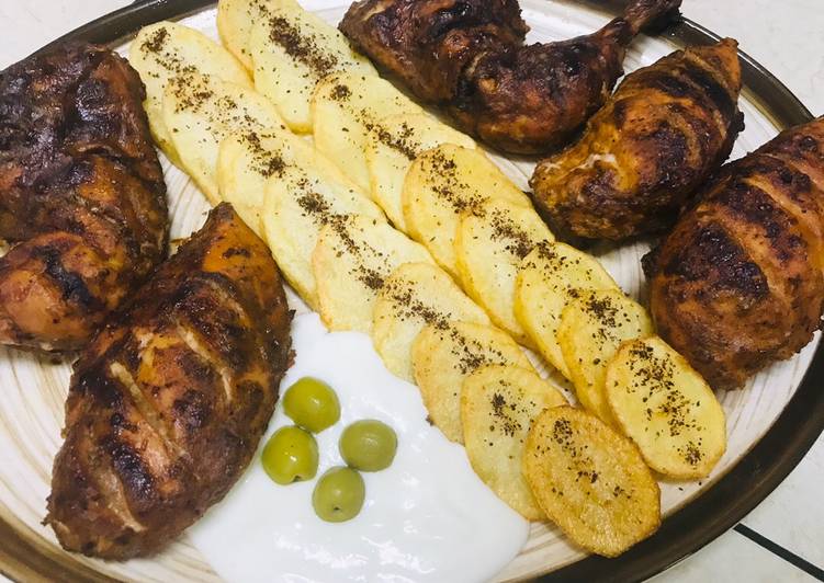 دجاج بتتبيلة التندوري