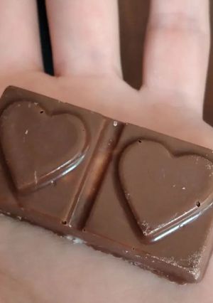 Una foto de Chocolate 2 corazones