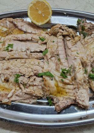 Φωτογραφία της συνταγής Λίτσα (Λίτζα) στο φούρνο με λαδολέμονο Αντώνης