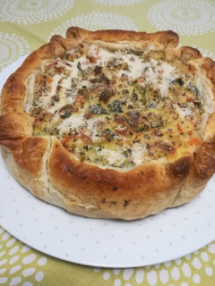 Una foto de Quiche de verduras