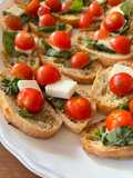 Bruschettas de tomate