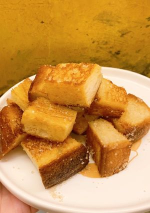 酥脆の蜜糖吐司磚 的食譜成品照片