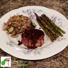 A picture of Honey Chili Pork Medallions.