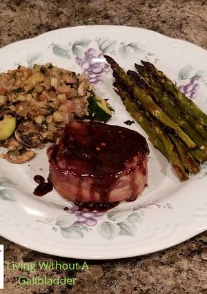A picture of Honey Chili Pork Medallions.