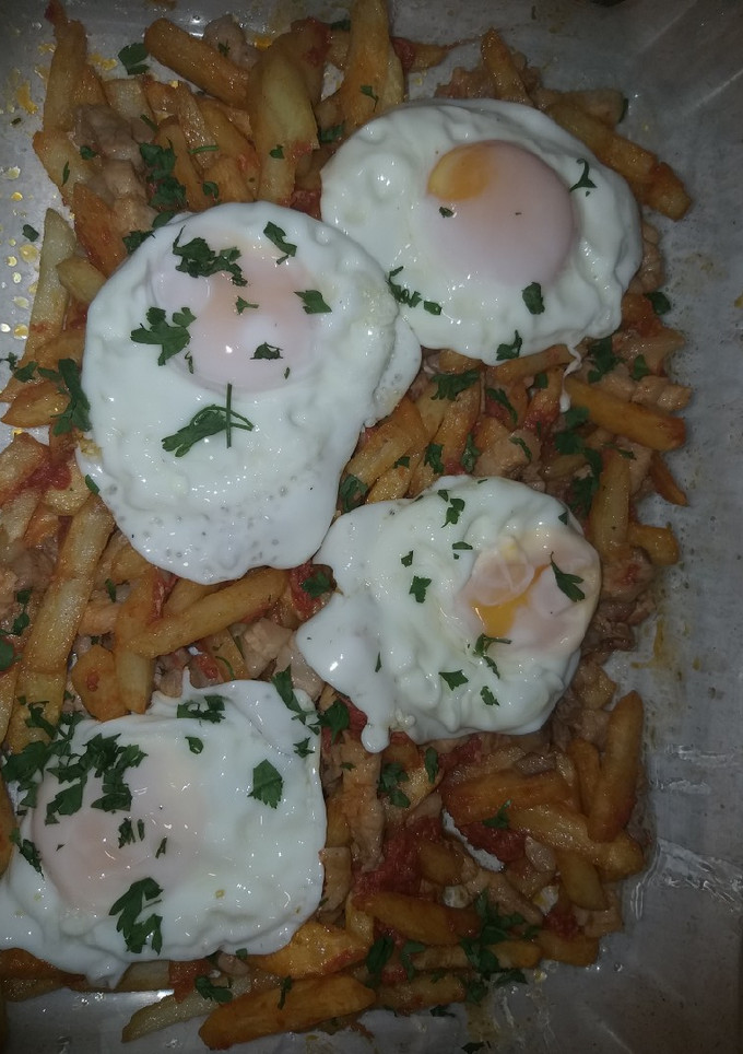 Una foto de Huevos a la estampida