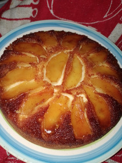 Una foto de Torta invertida de Manzana