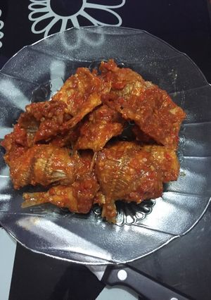 Foto resep Ikan asin Tipis Balado