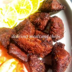 A picture of Simple pan fry beef.