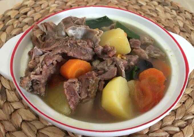 Sop Kambing Ala Kadarnya