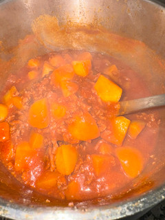 Foto de Carne picada com batatas