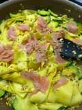 Pappardelle con salmone