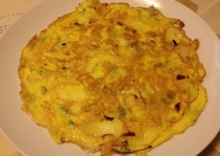 Frittata alla cipolla e menta fresca