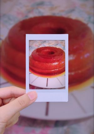 Una foto de Flan de dulce de leche 🍮