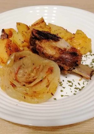 Tepsis sültoldalas (saját recept) recept fotója
