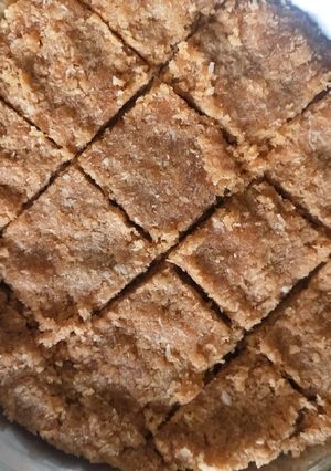 A picture of Coconut Chocolate Burfi.