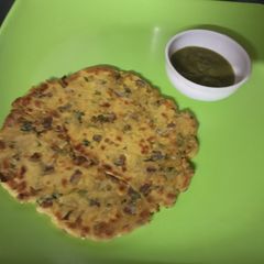 Drumstick leaves Paratha A picture of Drumstick leaves Paratha.