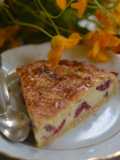 Pastel vasco con cerezas (Gateau Basque)