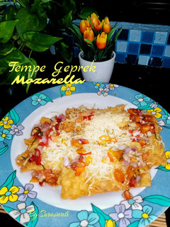 Foto resep Tempe Geprek Mozarella Sambal Matah
