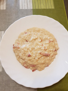 Una foto de Risotto a la carbonara (Olla Gm deLuxe)