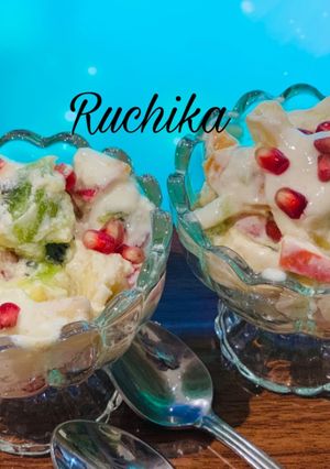 A picture of Fruit cream.