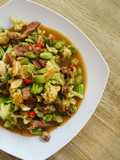 Tumis sapi Kembang kol