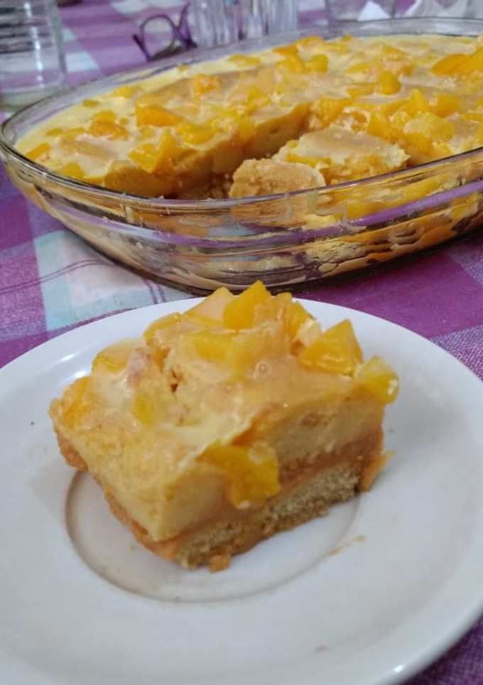 Una foto de Postre de vainillas