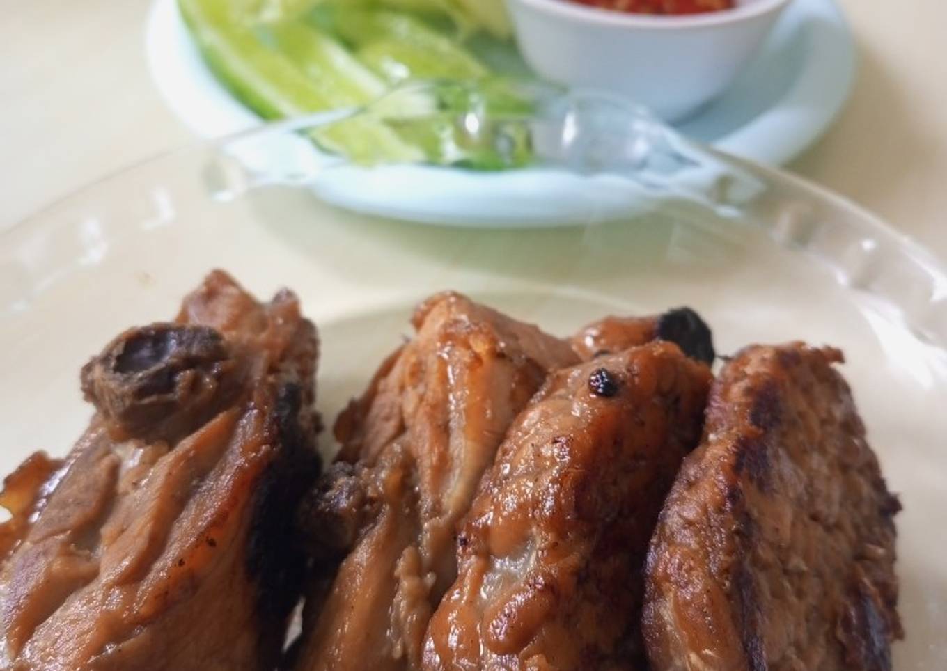 Ayam bacem bakar #7