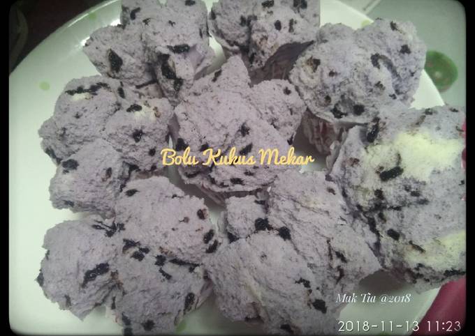 Resep: Bolu Kukus bintik-bintik Mekar tanpa air soda Anti Gagal
