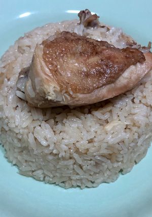 Foto resep Nasi tim ayam