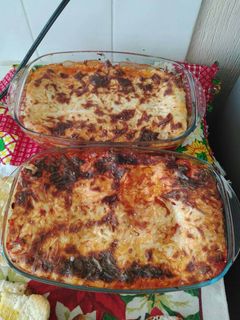 Una foto de Lasaña de carne molida