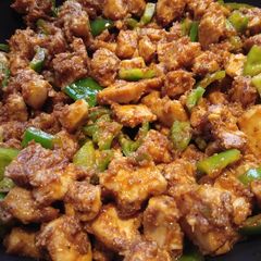 Capsicum chicken A picture of Capsicum chicken.
