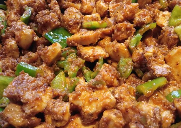 Steps to Prepare Any-night-of-the-week Capsicum chicken